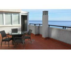 Atico duplex con gran terraza, primer linea de mar.  playa Levante, Calpe