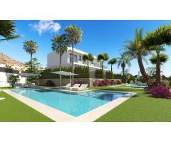 Adosados de obra nueva en Sierra Cortina: Confort y estilo en una urbanización exclusiva con vistas