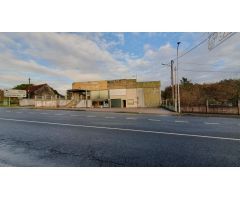 Vistamar Comercializa Nave industrial en la nacional 550, carretera de entrada a Caldas de Reis