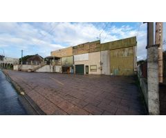 Vistamar Comercializa Nave industrial en la nacional 550, carretera de entrada a Caldas de Reis