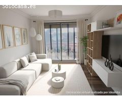 Fantástica vivienda en primera planta con terraza en venta en Aguiño.