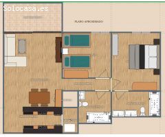 APARTAMENTO DE 2 DORMITORIOS 2 BAÑOS EN PUNTA PRIMA ( ORIHUELA COSTA )