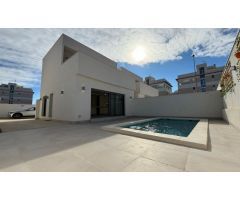 CHALET ADOSADO DE 3 DORMITORIOS 2 BAÑOS EN LA ZENIA (ORIHUELA COSTA )