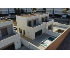 CHALET ADOSADO DE 3 DORMITORIOS 2 BAÑOS EN LA ZENIA (ORIHUELA COSTA )