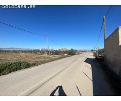 Solar urbano de 222 m2 en Altobordo, Purias, Lorca, más 7.521,55 m2 de finca rústica de secano.