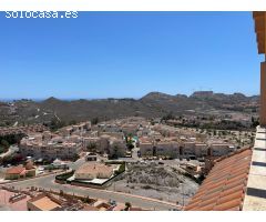 Apartamento con solarium con vistas despejadas al mar y a la sierra, en Collados, Águilas
