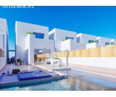 VILLAS DE OBRA NUEVA DE ESTILO IBICENCO EN LOS ALCAZARES