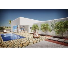 VILLAS DE OBRA NUEVA ESTILO IBIZA EN ALFAZ DEL PI