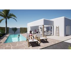 VILLAS DE OBRA NUEVA ESTILO IBIZA EN ALFAZ DEL PI