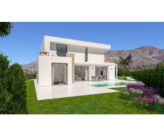 VILLAS DE OBRA NUEVA EN FINESTRAT CON VISTAS AL MAR