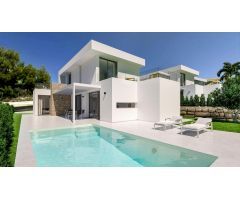 VILLAS DE OBRA NUEVA EN FINESTRAT CON VISTAS AL MAR