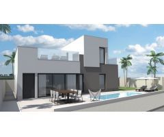 PRECIOSA VILLA DE OBRA NUEVA EN AGUAS NUEVAS, TORREVIEJA