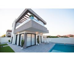 Villas de obra nueva ubicadas en Los Montesinos (Sur de Alicante).