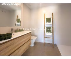 Piso de Obra Nueva con tres habitaciones dobles y dos baños en Centro de Vallirana