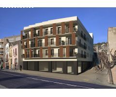 Piso de Obra Nueva con tres habitaciones dobles y dos baños en Centro de Vallirana
