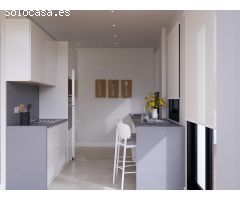 Planta Baja- Tipo ático de Obra Nueva 2 habitaciones y dos baños en el centro de Vallirana