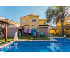 Encantador chalet con piscina y barbacoa