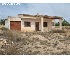 SE VENDE PARCELA CON CASA DE APERO EN PINOSO (ALICANTE)