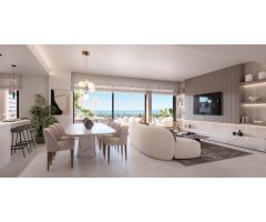 Apartamento de 3 dormitorios con vistas al mar en Marbella