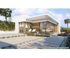 Atractiva nueva construcción moderna casas adosadas de 3 dormitorios con piscina privada en el campo