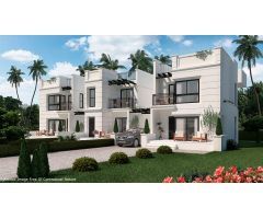 Excepcional adosado de 3 dormitorios de nueva construcción con piscina comunitaria y parking privado