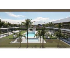 Atractivo nuevo y moderno apartamento de 2 dormitorios con piscina comunitaria y garaje