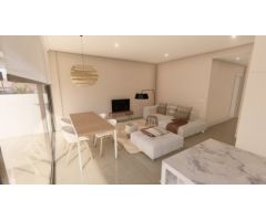 Atractivo nuevo y moderno apartamento de 2 dormitorios con piscina comunitaria y garaje