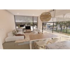 Atractivo nuevo y moderno apartamento de 2 dormitorios con piscina comunitaria y garaje