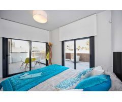 Atractivo apartamento de 3 dormitorios en segunda planta de nueva construcción con piscina comunitar