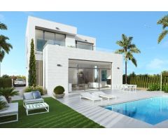 Impresionante villa independiente moderna de 3 dormitorios de nueva construcción con piscina privada