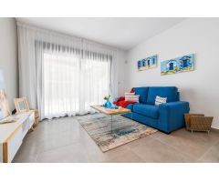 Precioso edificio nuevo bungalows en planta baja de 2 dormitorios con piscina comunitaria en Pilar d