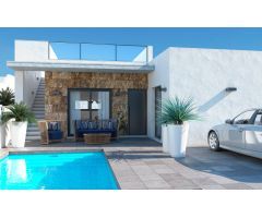 Precioso edificio nuevo adosados de 2 dormitorios con piscina privada en Formentera del Segura