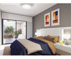 Fabuloso nuevo edificio 3 dormitorios modernos adosados con piscina comunitaria en Guardamar del Seg
