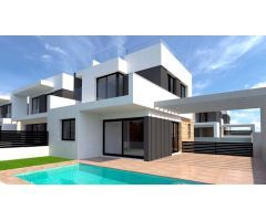 Villas unifamiliares de nueva construcción con piscina privada en Lomas de Cabo Roig