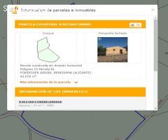 VENTA DE TERRENO EN BENEXAIMA ALICANTE CON CASETA DE APEROS