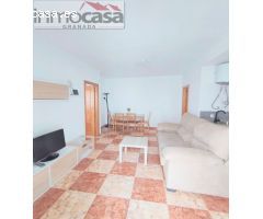 590  euros,  piso de dos dormitorios,  amueblado, con balcon.