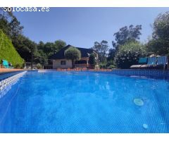 REF 2914 CHALET 5 DORM. CON JARDÍN Y PISCINA MUY PRÓXIMO MONDARIZ BALNEARIO ( PONTEAREAS )