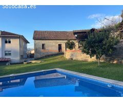 REF 4204 PISO DE CASA 4 DORM. + CASA A REFORMAR + TERRENO 3780m2 CON PISCINA ( MOS )