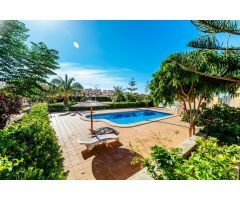 This is  a typical Spanish style Villa with land and fruit-trees for sale