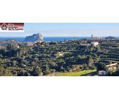 ¡Terreno para Construir con Vistas al Mar y Peñón de Ifach en Benissa – Oportunidad Única!