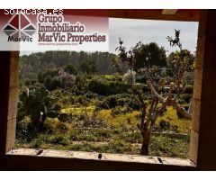 TERRENO RUSTICO EN LA NUCIA CON CASA DE APEROS