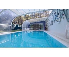 Exclusivo chalet en plena naturaleza con piscina, gran terreno y energía renovable en Gilet