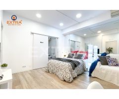 Loft-estudio de 35m2 útiles a pie de calle, en una sola planta, a 100 m. de Avda. General Perón