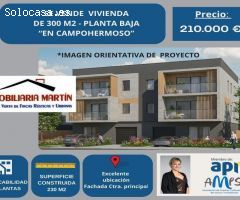 SE VENDE PLANTA BAJA EN CAMPOHERMOSO