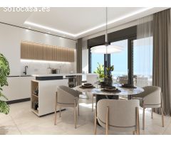 ÁTICO NUEVO EN PLAYA FLAMENCA, 4 dormitorios, 3 baños, piscina comunitaria, vistas al mar