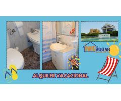 ALQUILER VACACIONAL EN PRIMERA LINEA DE PLAYA!! BAJO 2 DOR .PARQUIN,SALIDA DIRECTA AL MAR!!