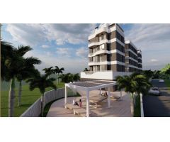 NUEVA CONSTRUCCION DE VIVIENDAS DE ALTA CALIDAD EN PRIMERA LINEA DE LA PLAYA DE MUCHAVISTA