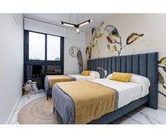 Vivienda de lujo con de 2 dormitorios 2 baños plaza de garaje, piscina y trastero privado