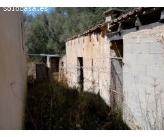 Finca cercada de pared de piedra cerca de Palma