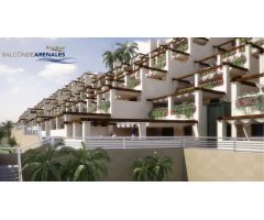 Apartamentos de lujo en Balcón de Arenales con vistas al mar y la isla de Tabarca.
